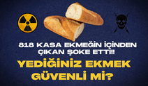Yediğiniz ekmek güvenli mi? 818 kasa ekmeğin içinden çıkan şoke etti!!