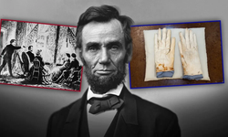 Abraham Lincoln'ün kanlı eldivenleri satışa çıkıyor