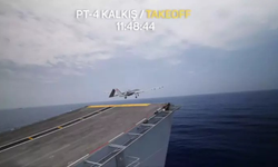 Bayraktar TB3 sahnede! TCG Anadolu’dan kalktı, hedefi nokta atışıyla vurdu!