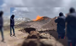 Sivas’ta korkutan olay! Yıldırım doğal gaz hattında yangına sebep oldu