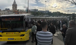İstanbul'da halk otobüsleri kontak kapattı!