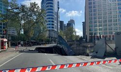 İBB Sarıyer'deki yol çökmesi hakkında açıklama yaptı: Yol trafiğe kapatıldı
