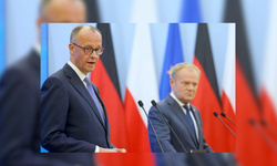 Almanya Başbakanı Merz, Polonya'da Başbakan Tusk ile görüştü