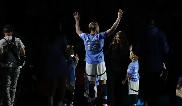 De bruyne, Manchester City'e veda etti