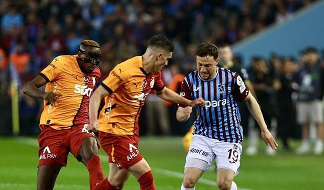 Galatasaray Trabzon’dan 3 puanla döndü! Şampiyonluk yolunda dev adım