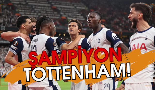 41 yıllık hasret son buldu! UEFA Avrupa Ligi Şampiyonu Tottenham oldu