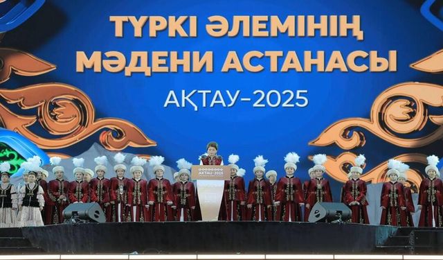 TÜRKSOY’un “2025 Türk Dünyası Kültür Başkenti” seçilen Aktau’da açılış töreni düzenlendi