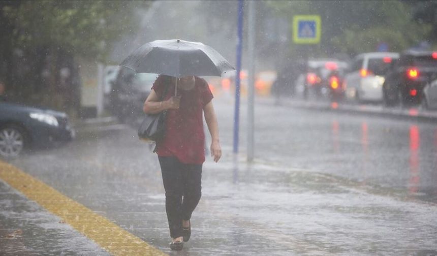 Meteoroloji açıkladı: 5 il için sağanak uyarısı