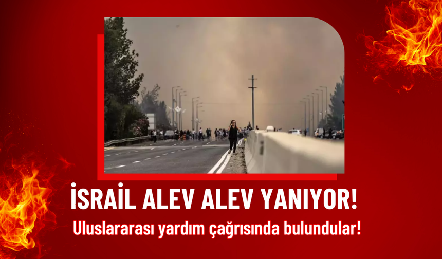 İsrail alev alev yanıyor! Uluslararası yardım çağrısında bulundular!