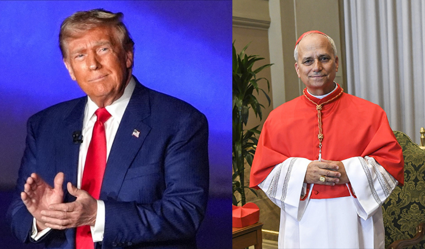 Trump, ilk ABD'li Papa Prevost'u tebrik etti