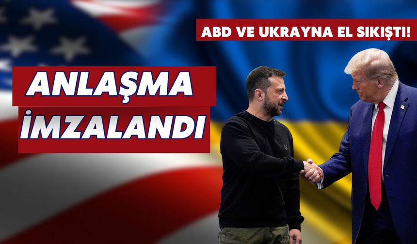 ABD ve Ukrayna el sıkıştı! Değerli madenler anlaşması yapıldı