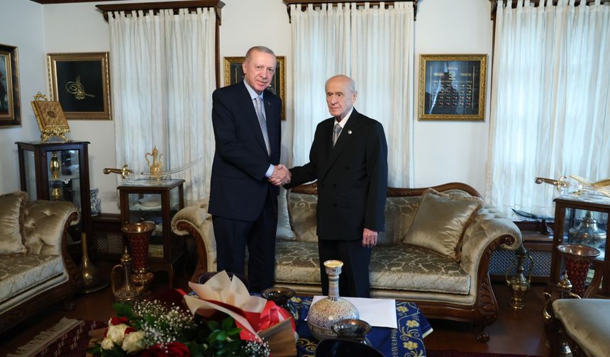 Cumhurbaşkanı Erdoğan ve Devlet Bahçeli görüşmesi başladı!