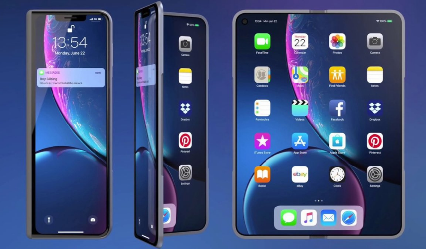 Apple bombayı patlatıyor! Katlanabilir iPhone'nin ilk detayları sızdı
