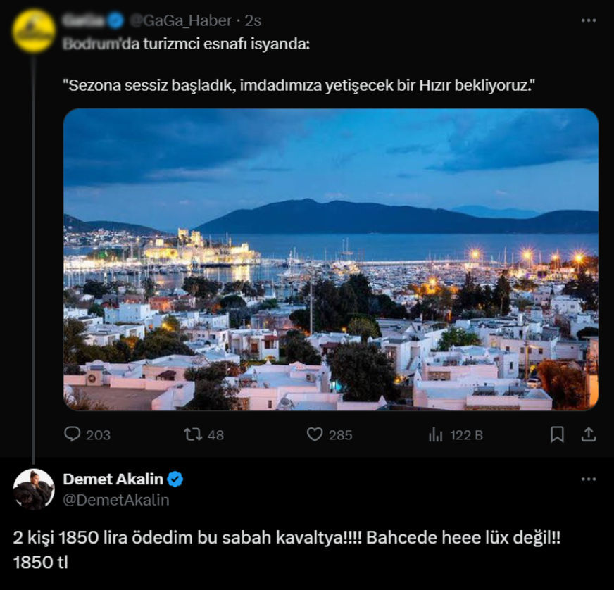Yaz Sezonu Acildi Bodrum Yine Cep Yakiyor O Fiyati Duyan Demet Akalin Soke Oldu Tepki Gosterdi 17479020477395 4